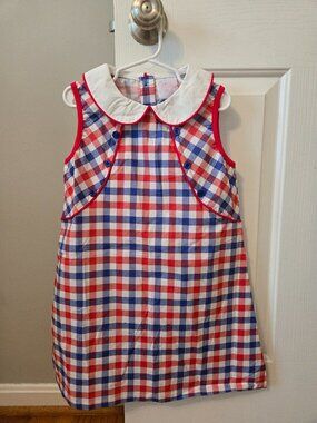 NWOT Stitchy Fish girls patriotic dress size 6